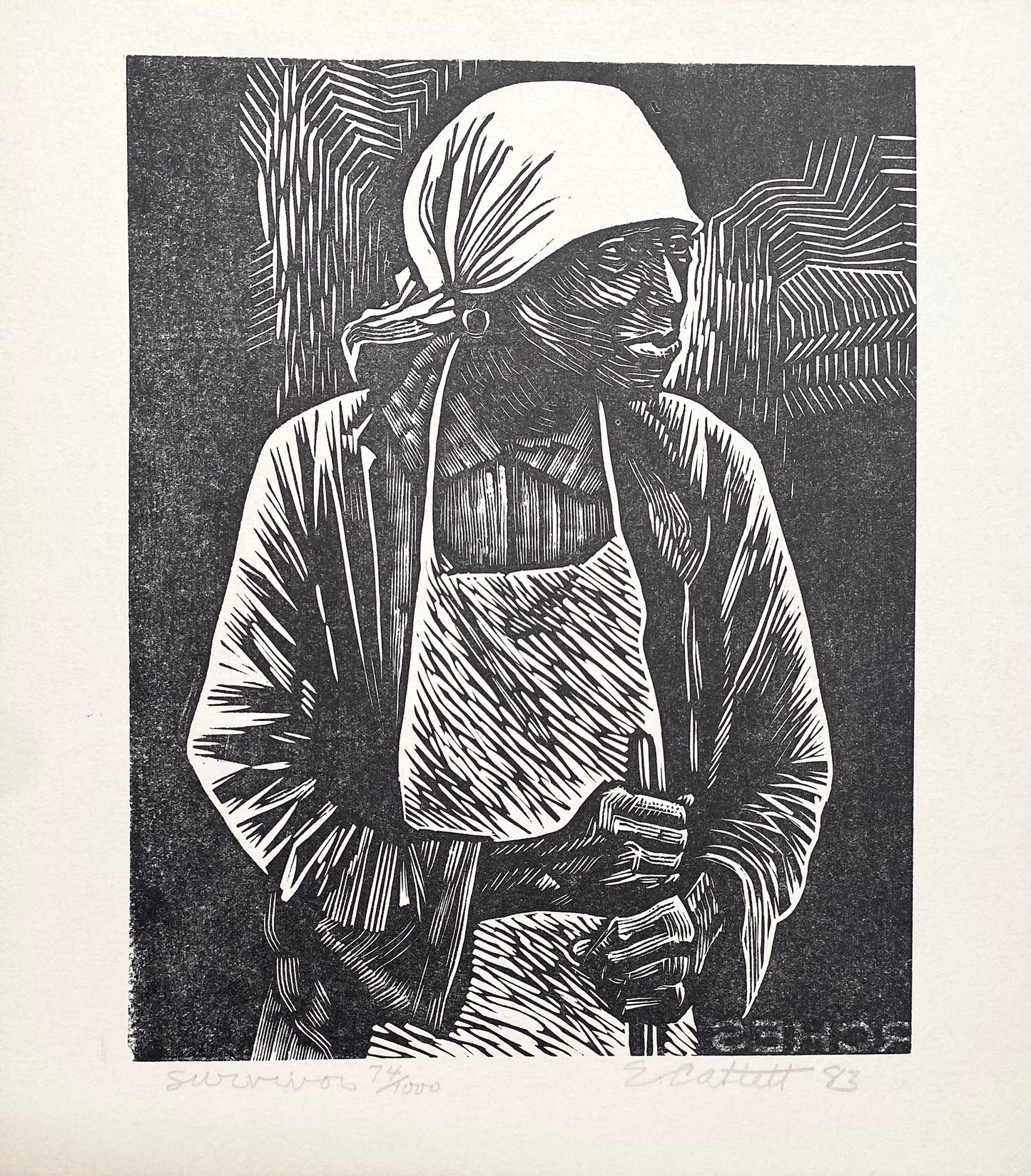Elizabeth Catlett — Survivor (1983)