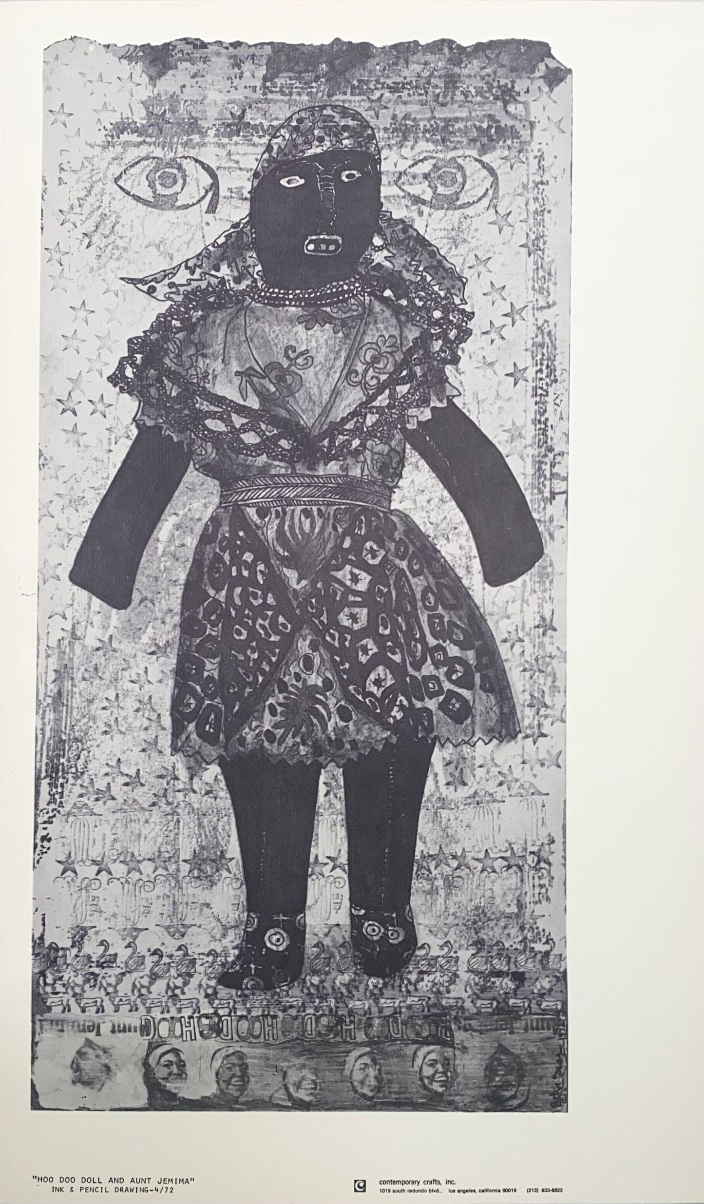 Bettye Saar — Hoo Doo Doll and Aunt Jemima – 4/72