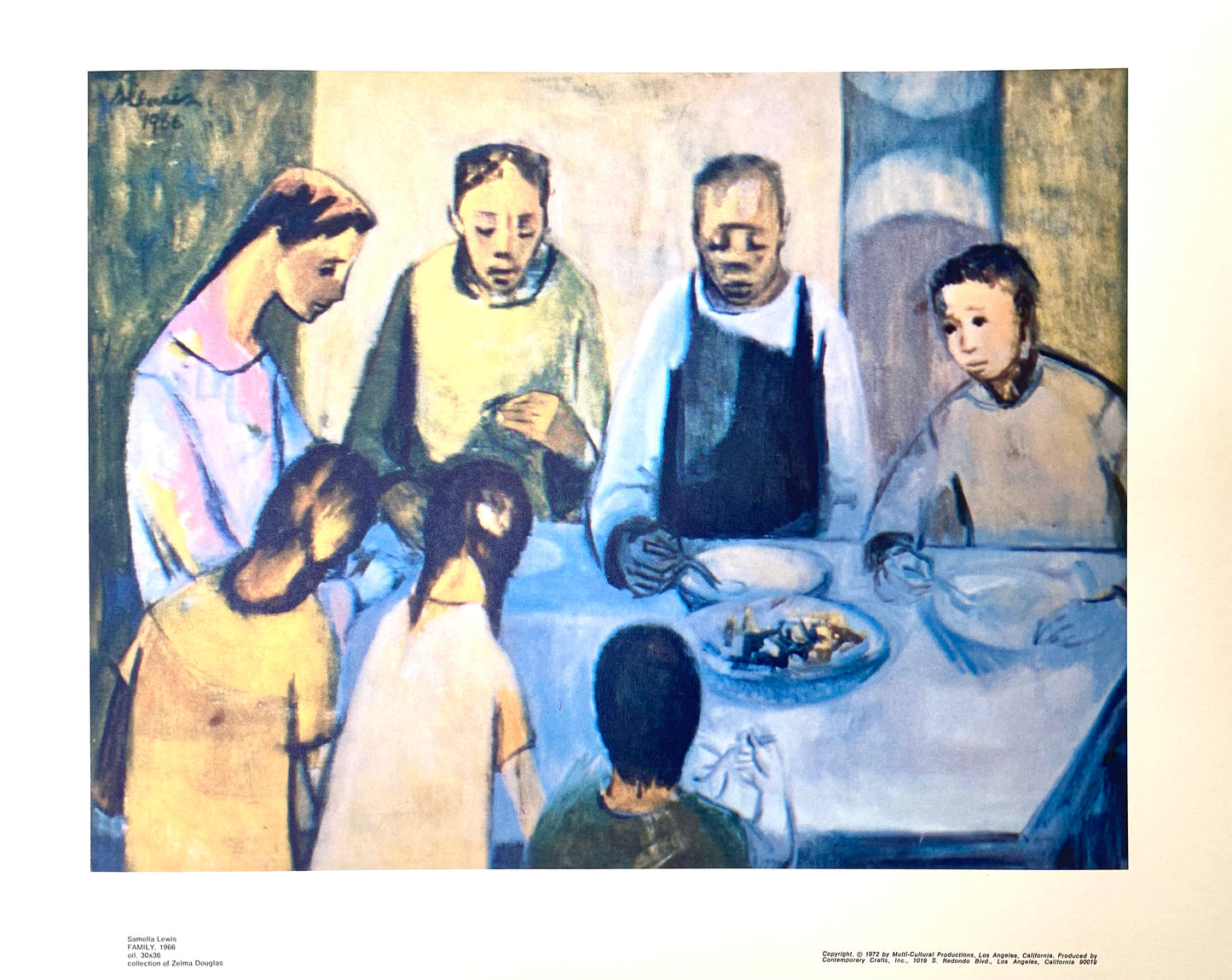 Samella Lewis — Family (1972)