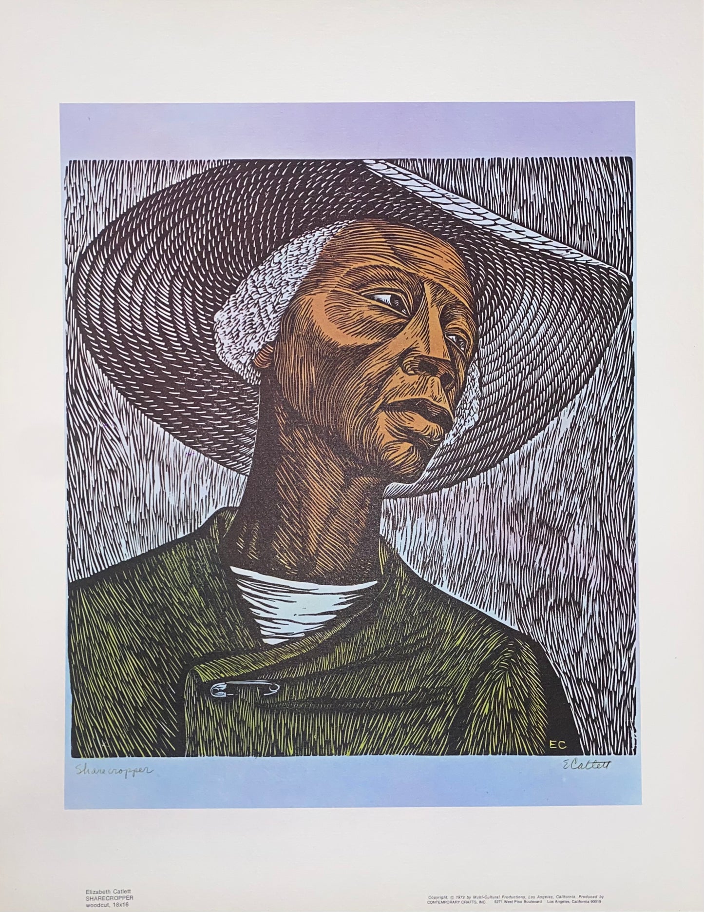 Elizabeth Catlett — Sharecropper (1972)