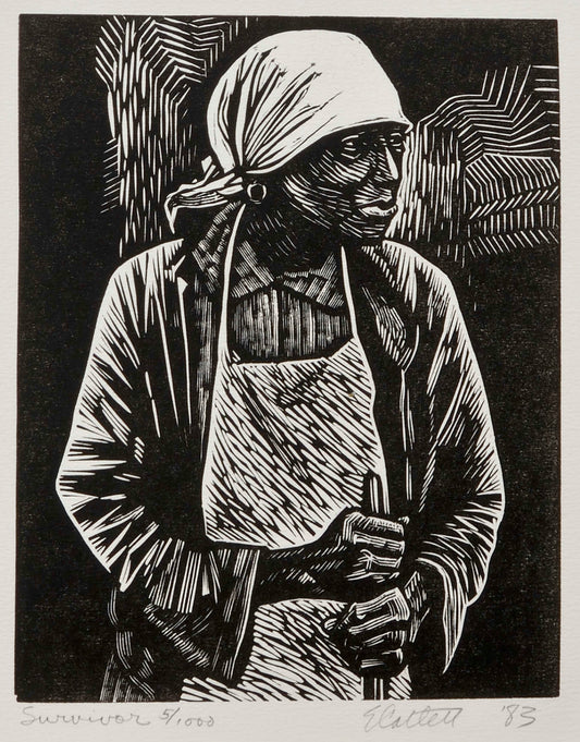 Elizabeth Catlett — Survivor (Signed & Numbered), ed. 1000